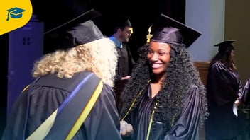 Achievement House Cyber Charter School students celebrate an in-person graduation ceremony with families and staff in Pennsylvania. 